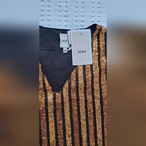 ICHI sequins Top size S - Picture 3 of 6